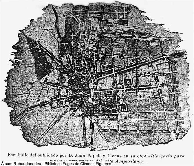 Figueres. Plànol de l’Alt Empordà