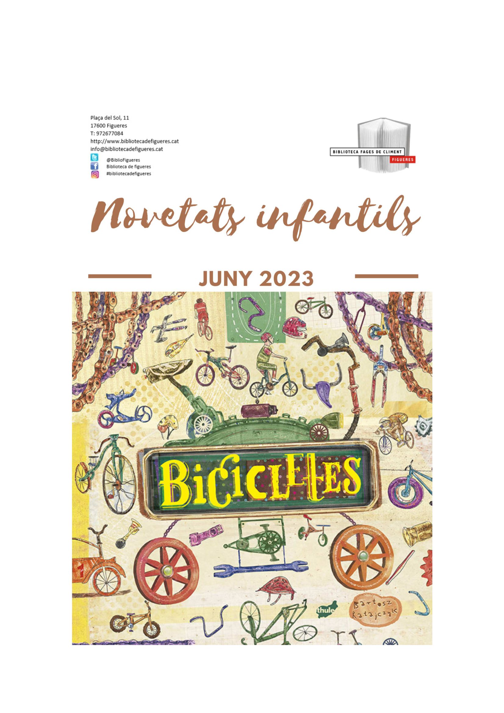 Novetats Sala Infantil - Juny 2023