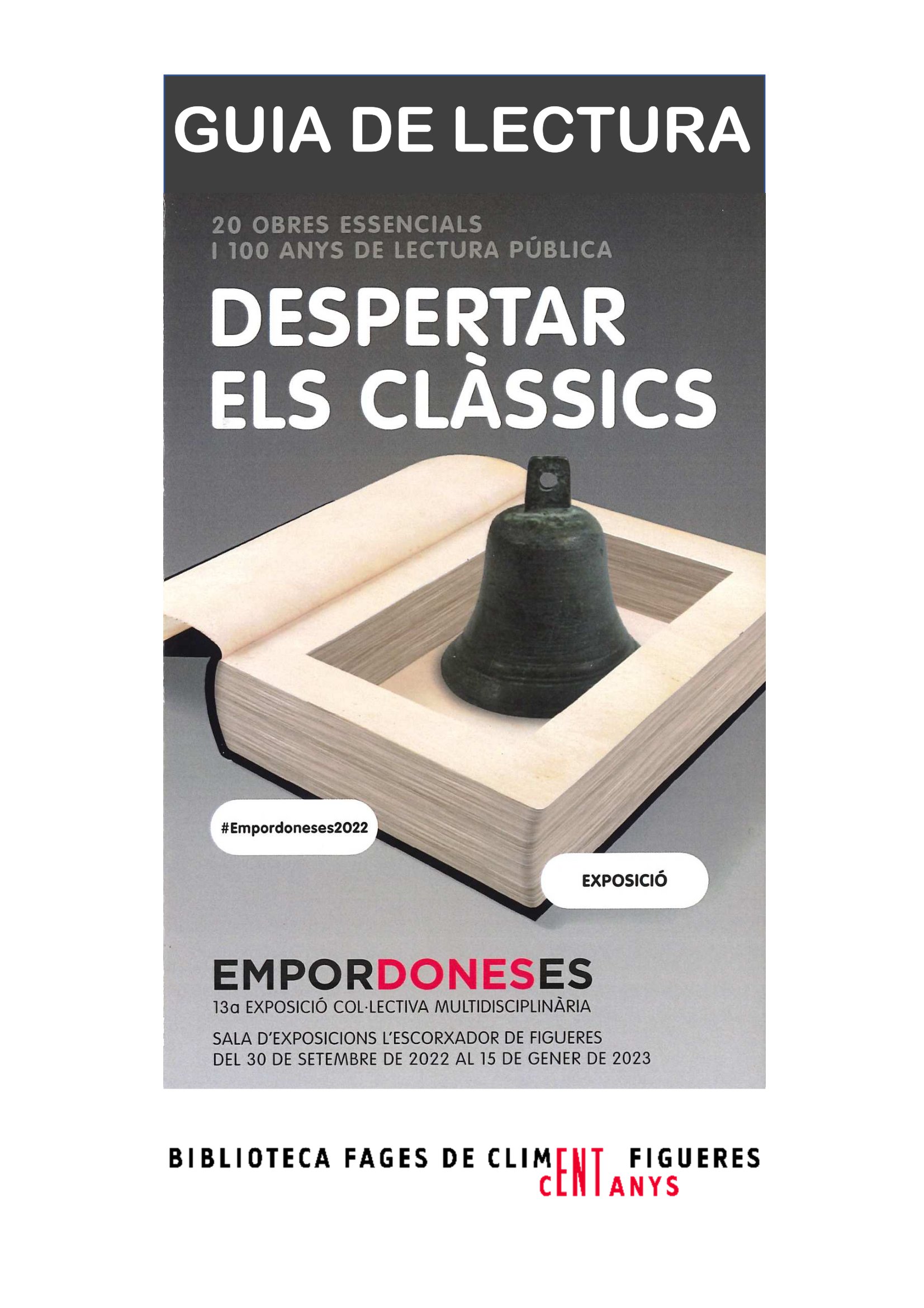 Guia de lectura "Despertar els clàssics-Empordoneses 2022"